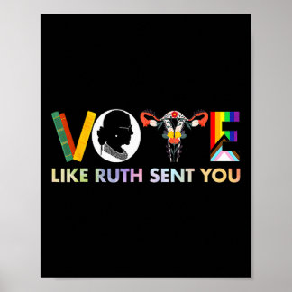 Like Ruth Sent You Shirt Uterus Feminist Lgbt  Poster