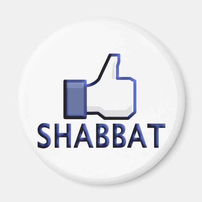 Like Shabbat Magnet (Front)