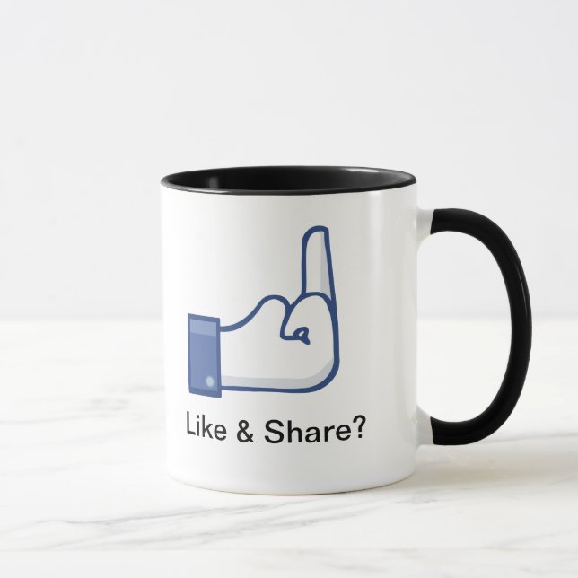 Like & Share? Mug (Right)