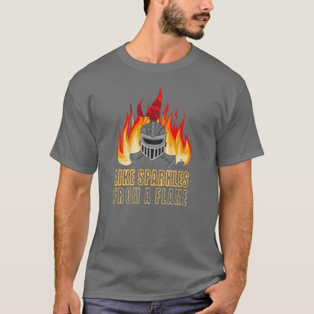 like sparkles from a flame Dirp Knight Classic  T T-Shirt (Front)