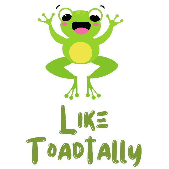 Like Toadally a Cute Leaping Frog T-Shirt (Creator Uploaded)