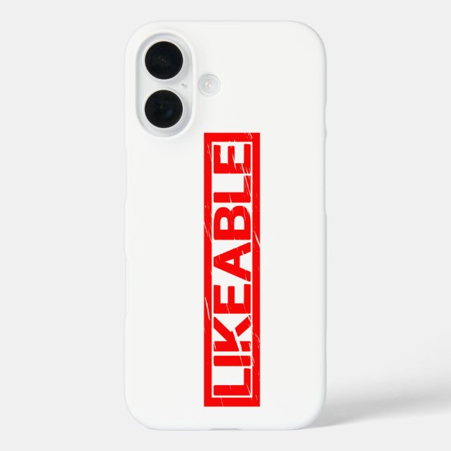 Likeable Stamp Case-Mate iPhone Case (Back)