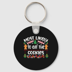 Likely To Hate This Xmas Pyjamas Family Christmas  Key Ring