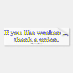 LikeWeekends Bumper Sticker