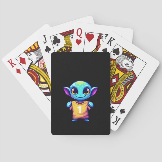 Lil' Alien Playing Cards (Back)