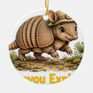 Lil' Bayou Explorers Armadillo Christmas Ornament