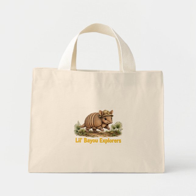 Lil' Bayou Explorers Armadillo Tiny Tote (Front)