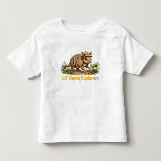 Lil' Bayou Explorers Armadillo Toddler T-Shirt