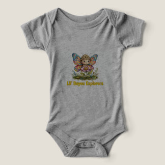 Lil' Bayou Explorers Butterfly Baby One Piece