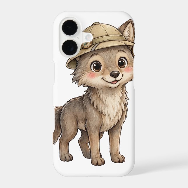 Lil' Bayou Explorers Coyote Phone Case (Back)