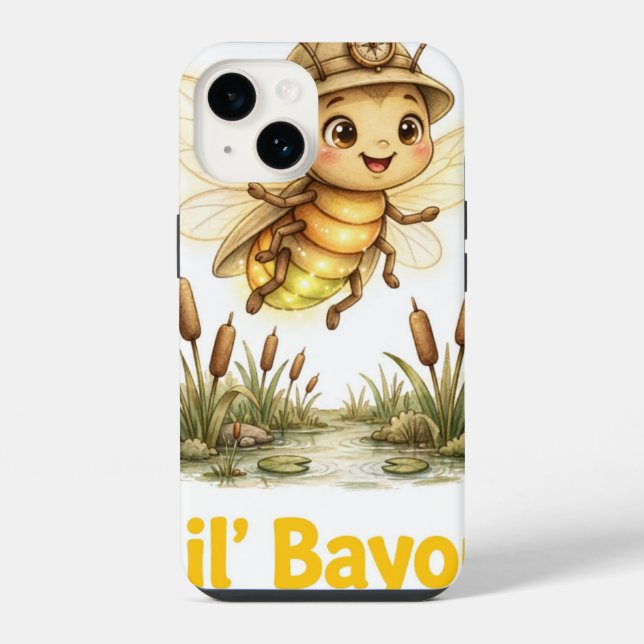 Lil' Bayou Explorers Firefly iPhone 14 Case (Back)