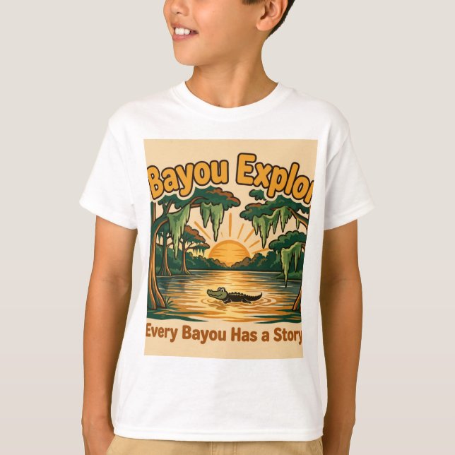 Lil' Bayou Explorers Logo Tee (Front)