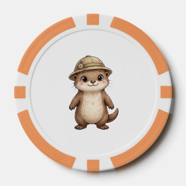 Lil' Bayou Explorers Otter Poker Chips (Front)