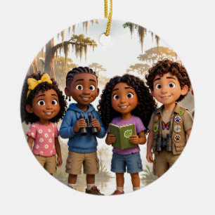Lil' Bayou Explorers Team Christmas Ornament