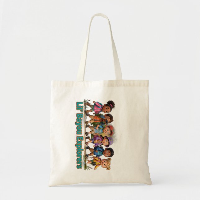 Lil' Bayou Explorers Team Tote Bag (Front)