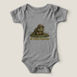 Lil' Bayou Explorers Turtle Baby One Piece