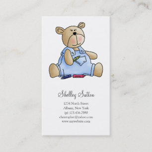 Lil' Bears · Baby Boy Crayons Business Card