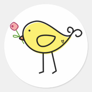 Lil' Birdie Classic Round Sticker