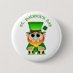 Lil Blarney St Patricks Day 6 Cm Round Badge