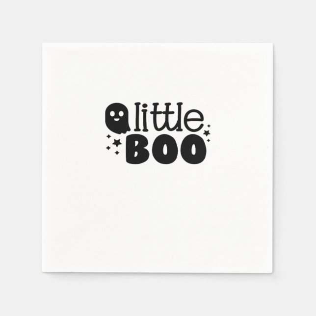 Lil Boo Halloween 2025 Napkin (Front)