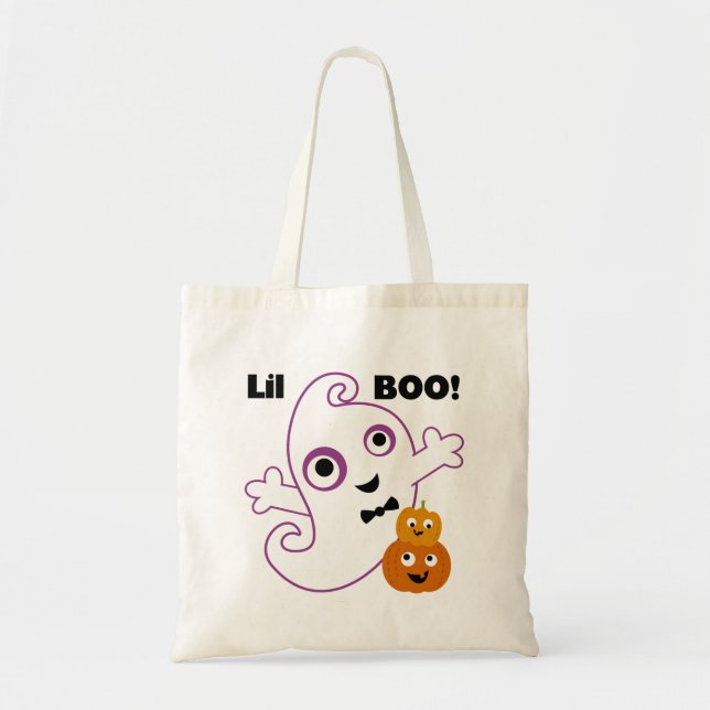 Lil BOO Halloween Tote Bag (Front)