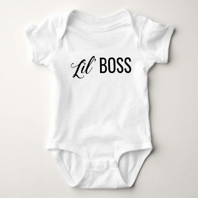 Lil' Boss Jersey Bodysuit (Front)