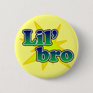 Lil Bro 6 Cm Round Badge