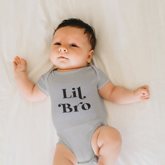 Lil Bro Announcement Baby Bodysuit (Creator Uploaded)