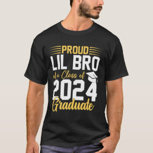 Lil Bro Of A Cl Of 2024 Graduate Senior Graduation T-Shirt
