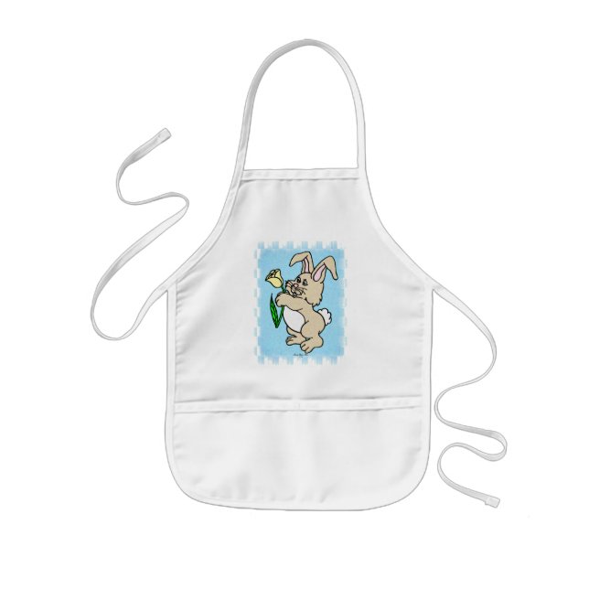 Lil Brown Bunny Kids Apron (Front)