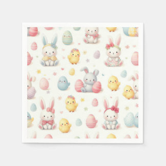 Lil Chicks & Bunny's Napkin