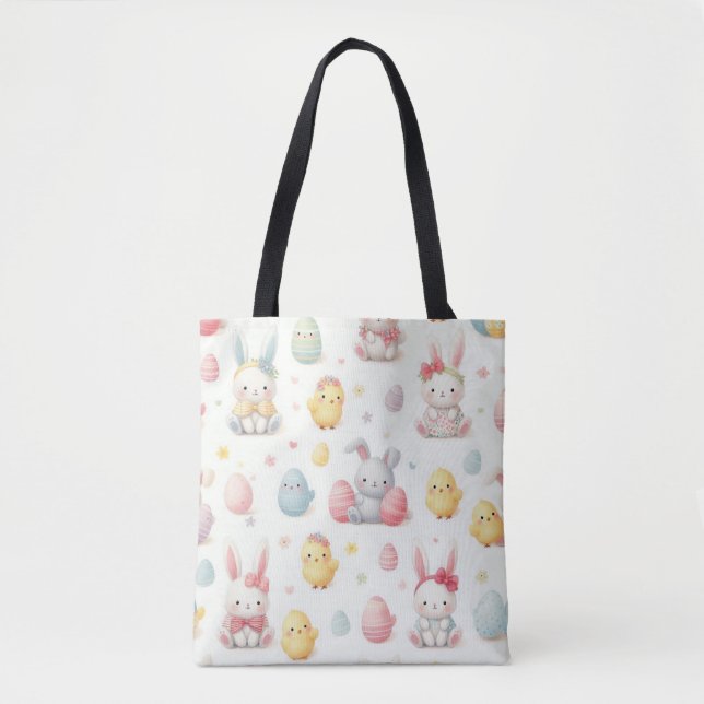Lil Chicks & Bunny's Tote Bag (Front)
