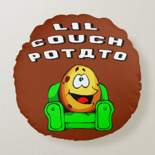 Lil Couch Potato Round Cushion