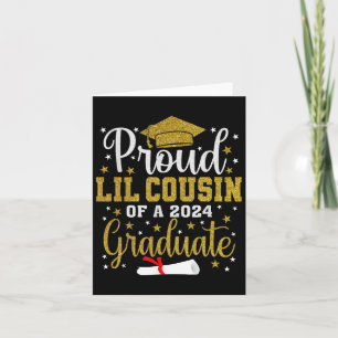 Lil Cousin Of A 2024 Graduate Cl Senior Graduation Card