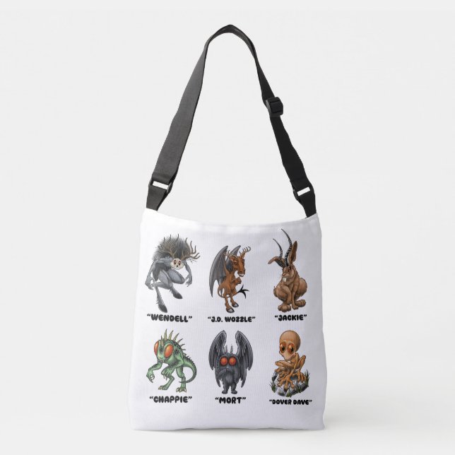 Lil Cryptids Tote Bag (Front)