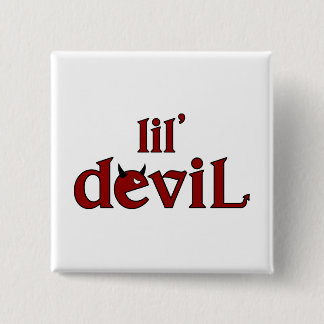 lil' devil 2 15 cm square badge