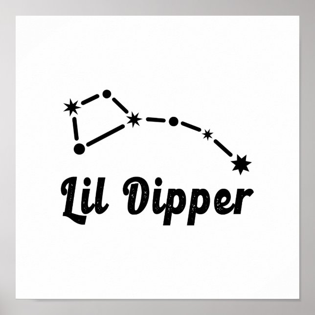 Lil Dipper Constellation Ursa Minor Poster (Front)