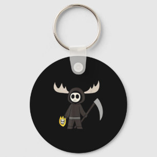 Lil Doom Moose - Funny Reaper Cartoon  Key Ring