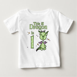 Lil Dragon 1st Birthday Baby T-Shirt