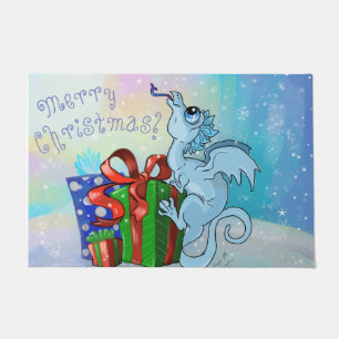 lil' Dragon Snowflake Doormat