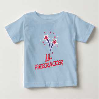 Lil' Firecracker 4th Of July Cute Patriotic Baby T-Shirt