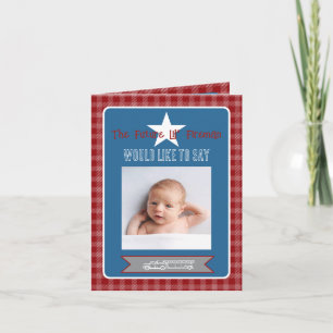 Lil’ Fireman Folded Thank You Invitation