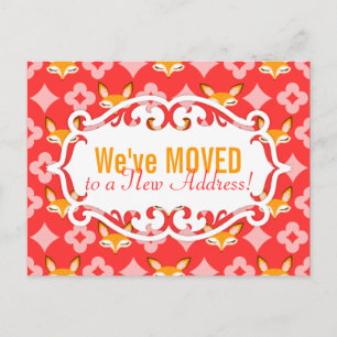 Lil Foxie - Cute Foxes Custom Moving / Moved Cards