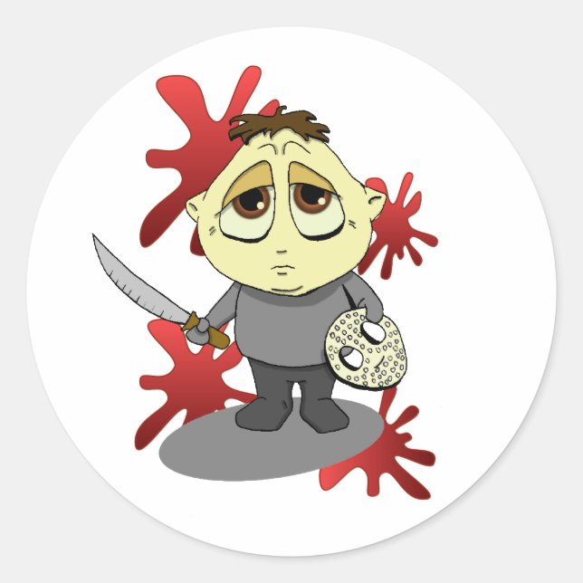 Lil Jason Classic Round Sticker (Front)