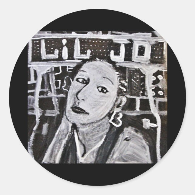LIL JO THE BRAND CLASSIC ROUND STICKER (Front)