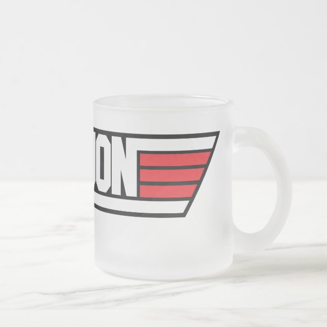 Lil Jon "Top Gun" Frosted Glass Coffee Mug (Right)