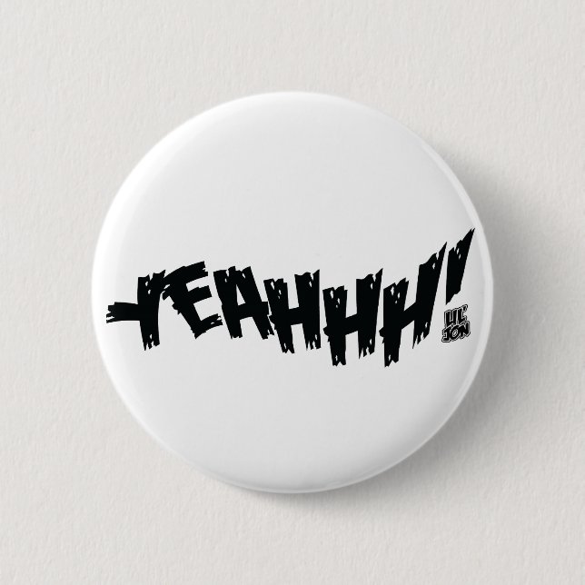 Lil Jon "Yeeeah!" Black 6 Cm Round Badge (Front)