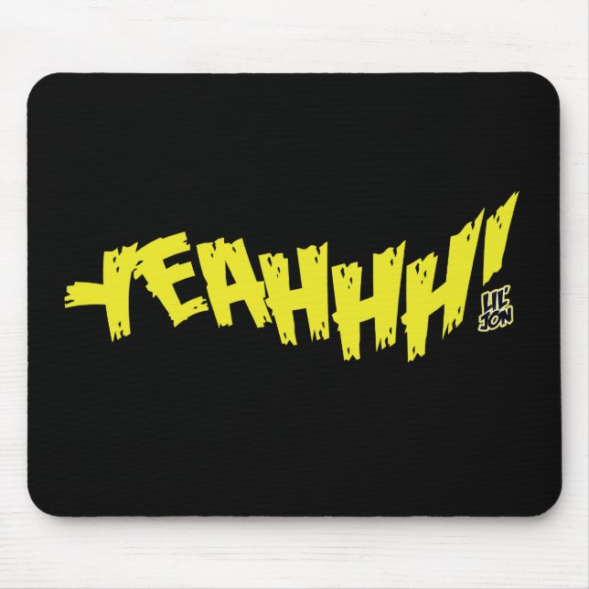 Lil Jon "Yeeeah!" Yellow Mouse Pad (Front)