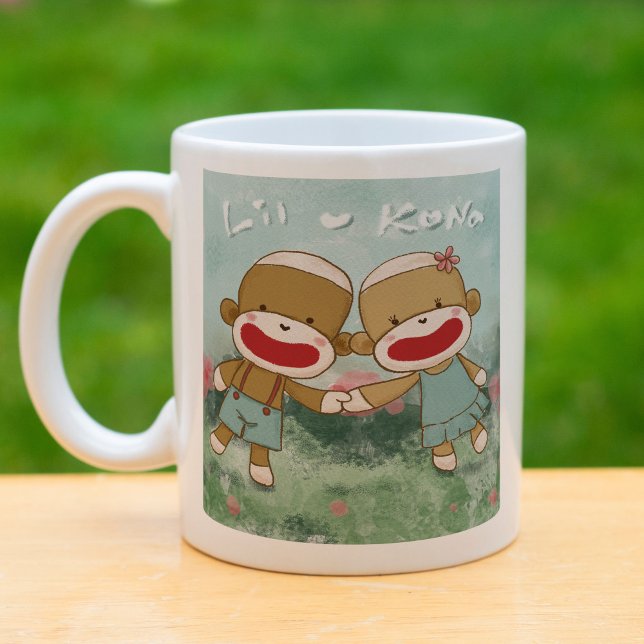 Lil & Kona Holiding Hands Coffee Mug (Creator Uploaded)
