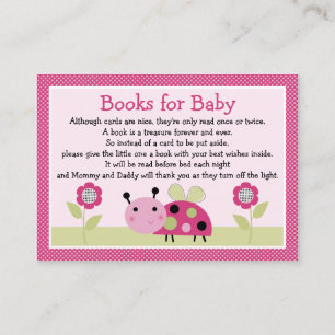 "Lil Ladybug with dots" Book Request Inserts